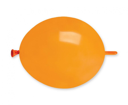 #BL Balony GL6 pastel "Do girland" - pomarańczowe 04/ 100 szt.