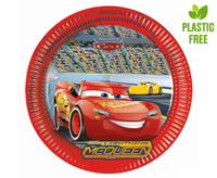 #ZTA Talerzyki papierowe Cars 3 (Disney), next generation 23cm, 8 szt. (plastic-free)