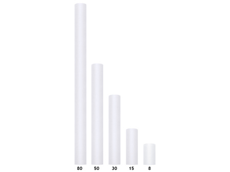 Organza Snow, złoty, 0,36 x 9m (1 szt. / 9 mb.)
