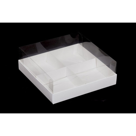 Pudełko na 4 monoporcje BIAŁE