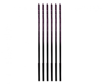 #SU Świeczki B&C Ombre, fioletowy brokat, 3x3x170mm, 6 szt. KK