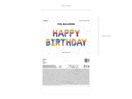 Balon foliowy Serce, 68x72cm, czerwony