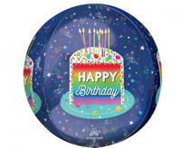 #BFK Balon foliowy ORBZ Rainbow Slice Birthday