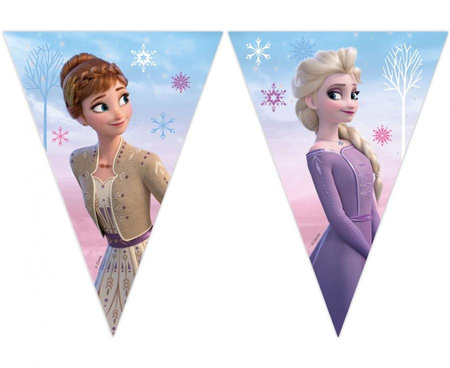 #DEBA Banner Frozen 2: Wind Spirit, flagi (papier FSC)