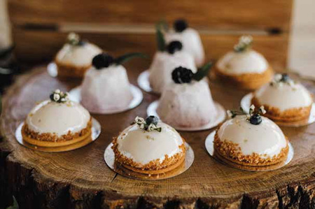 Bankietówki podkładki pod monoporcje dwustronne ZŁOTO SREBRNE 8 cm 50 szt.