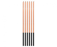 #SU Świeczki B&C Magiczny Płomień, różowo-złote, 3x3x150mm, 6 szt.