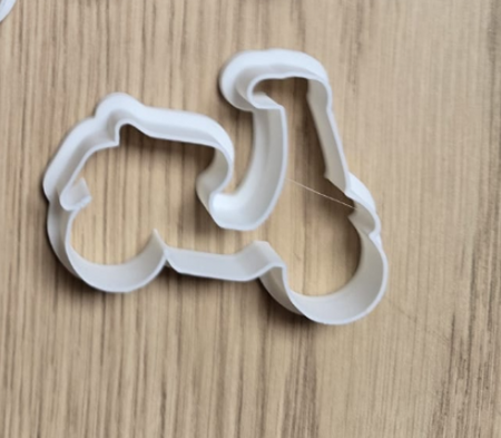 Foremka do tworzenia dekoracji POJAZDY - SKUTER VESPA WZ.I KicCake