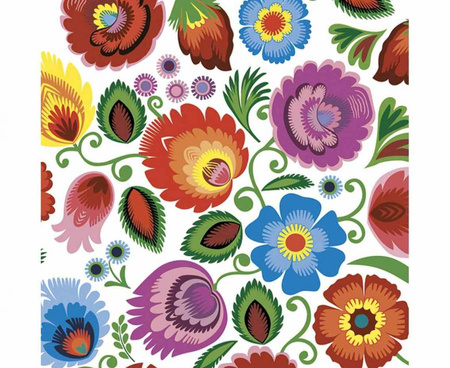 #ZSE Serwetki papierowe Łowicz Embroidery Folk, 33 x 33 cm,  20 szt.