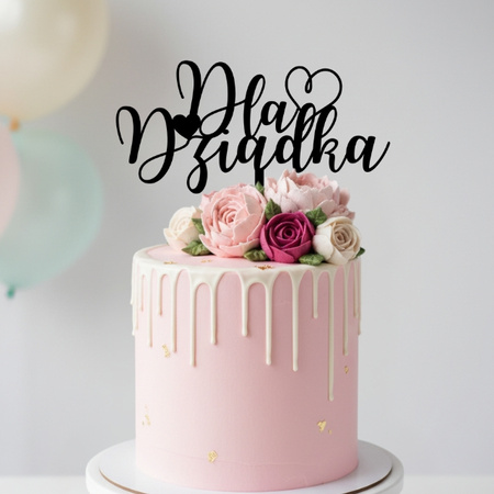 Topper na tort bento cake DLA DZIADKA DZIEŃ DZIADKA WZ.I