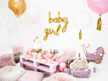 Balon okragły 1m, Pastel Pink