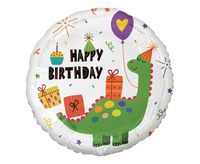#BFK Balon foliowy Dinozaur (Happy Birthday), 18 cali KK