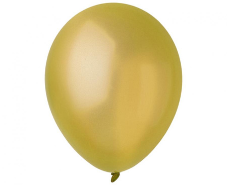 #BL Balony Decomex 9", metallic Gold, 100 szt.