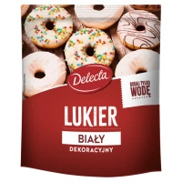 Lukier gotowy BIAŁY - KLASYCZNY 80g Delecta