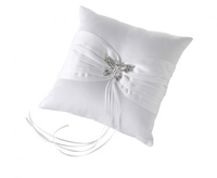 #DEI Poduszka na obrączki Elegant Butterfly, biała