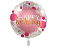 #BFK Balon Foliowy Sweet Birthday S40,45 cm zapakowany