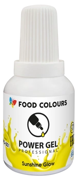 Barwnik w żelu ŻÓŁTY JASNY 20g PowerGel Food Colours