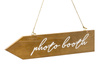 Baner Miss to Mrs, różowe złoto, 18x76cm