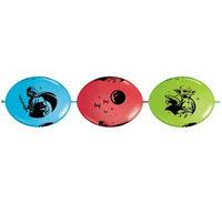 #BL Balon QLink 12", nadr. "Star Wars" , pastel mix specjalny/ 50 szt. KK