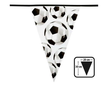 #DEGI Girlanda flagi Football, 30 x 20 cm, 6m.