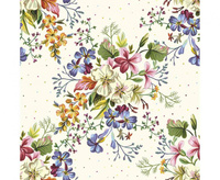 #ZSE Serwetki pap. Delicate Flowers with Mini Dots, 33x33 cm, 20 szt.