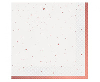 #ZSE_GD Serwetki Celebrate (różowo-złote), certyfikat FSC, 33x33 cm/ 20 szt.