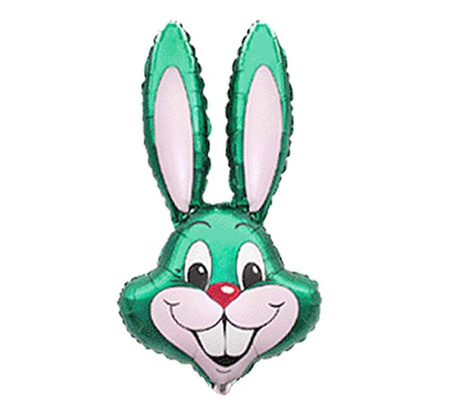 #BFK Balon foliowy 14" FX - Rabbit - Królik (zielony), niepakowany