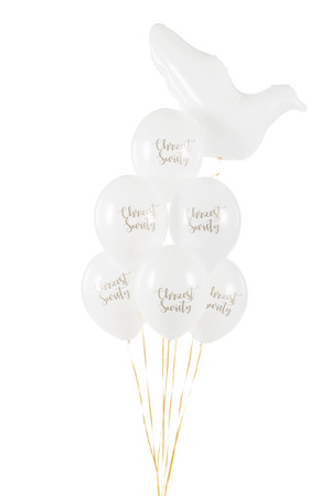 Balony foliowe Gwiazdka, 25 cm, złoty (1 op. / 25 szt.)