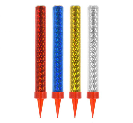 #ZOF Fontanny party holograficzne - 12 cm/ 4 szt.