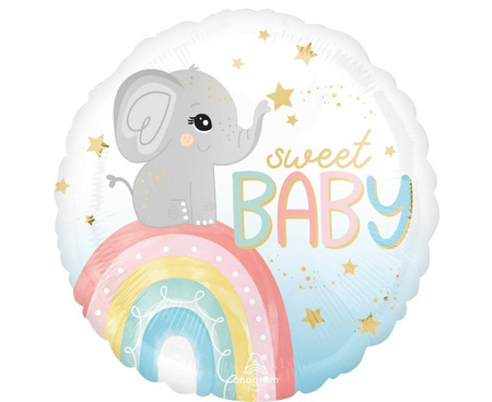 #BFK Balon foliowy Standard Satin XL  Satin Baby Elephant