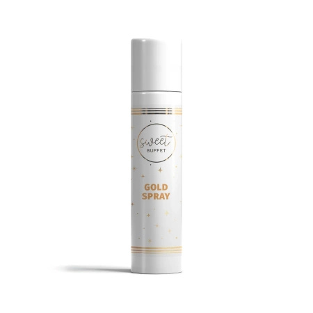 Barwnik w sprayu złoty GOLD SPRAY 75 ml Slodki Bufet