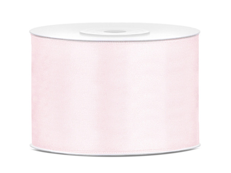 Tasiemka satynowa, czarny, 50mm/25m