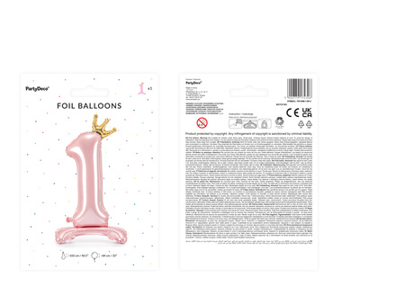 Balon foliowy Samolot, 91x39cm, mix