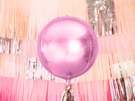 Balon foliowy Cyfra ''0'', 35cm, różowe złoto