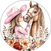 Opłatek na tort KONIE WZ.VII