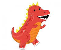Balon foliowy Czerwony Dinozaur 78 cm