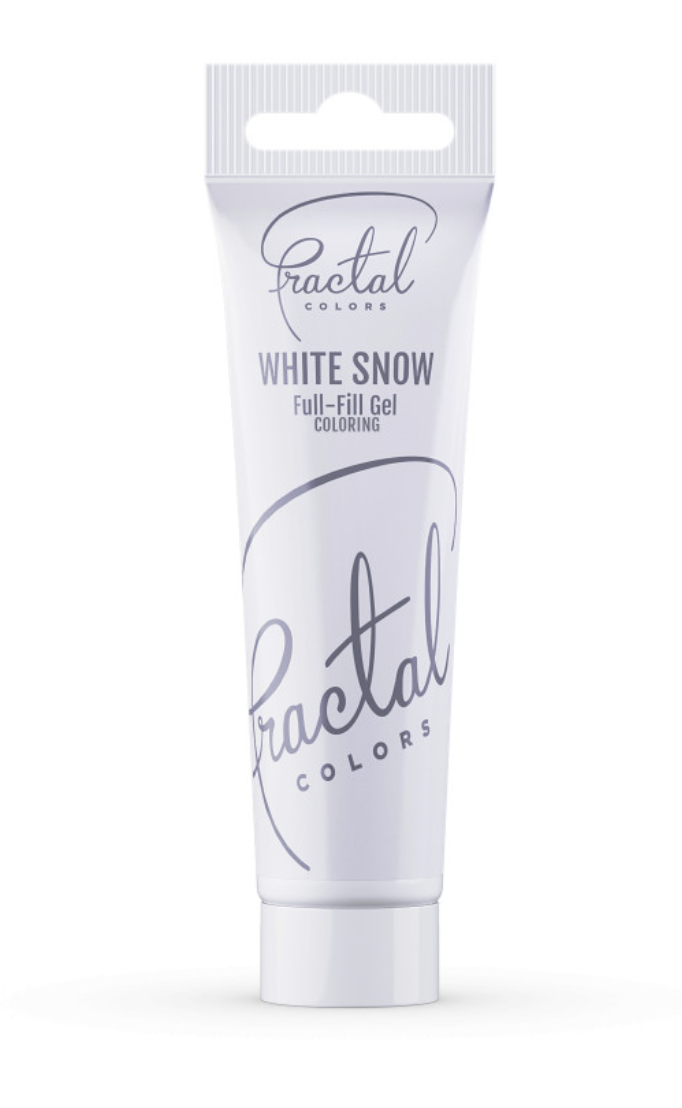 Barwnik niejadalny w żelu biały 30 g Fractal Colors w tubce