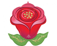 #BFK Balon foliowy SHP FLOWERS ROSE