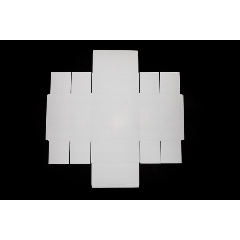 Zbliżenie na kształt wnętrza opakowania na bento cake i muffinki