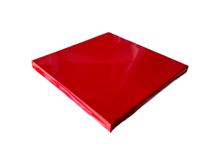 Podkład pod tort kwadratowy styrodur 25x25 cm CZERWONY PREMIUM