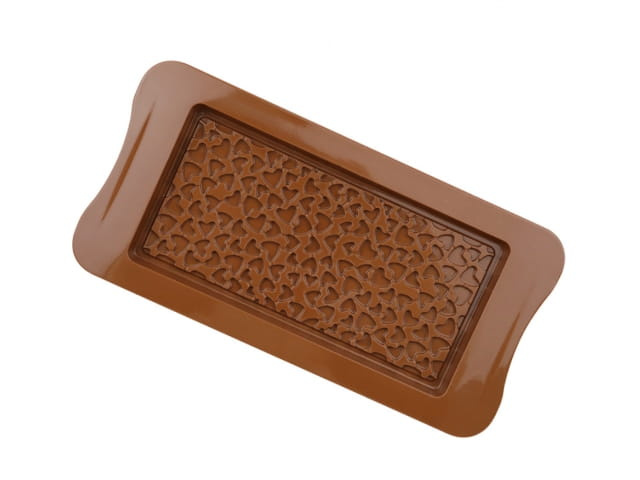 Forma silikonowa SERCA SERDUSZKA wraz z opakowaniem i gotowym deserem