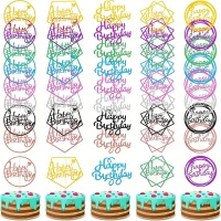 Papierowy topper na tort HAPPY BIRTHDAY MIX - TYLKO STACJONARNY