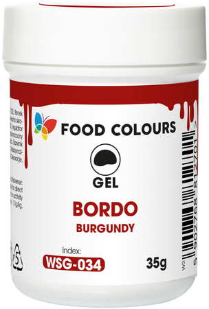 Barwnik w żelu 35 g BORDOWY Food Colours