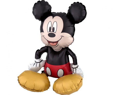 #BFK Balon foliowy siedząca Myszka Mickey,45x45 cm