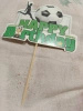 Urodzinowy topper na tort Happy Birthday PIŁKA N0ŻNA BRAMKA PIŁKARZ