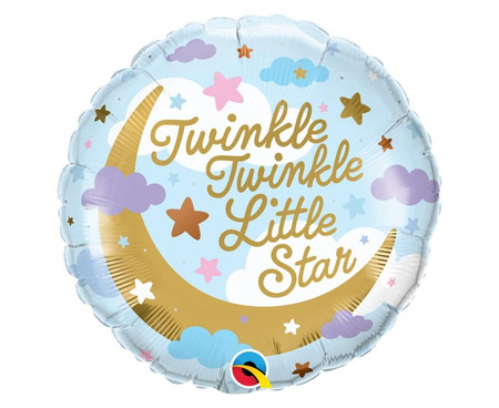 #BFK Balon foliowy 18" QL CIR "Twinkle Twinkle Little Star" KK