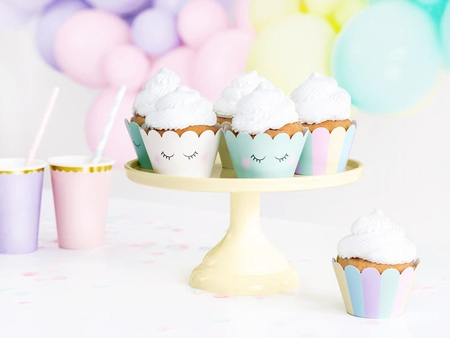 Papilotki na muffinki Jednorożec 6 szt.