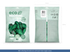 Balony Eco 26cm pastelowe, ciemna mięta (1 op. / 100 szt.)