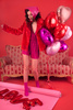 Balon foliowy Serce, 45cm, czerwony