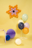 Balon foliowy Welcome Home, 335x71 cm, cappuccino