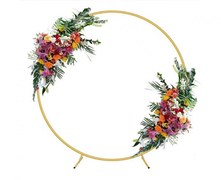 #BAS Stelaż okrągły, złoty, 150cm (14 elem.)